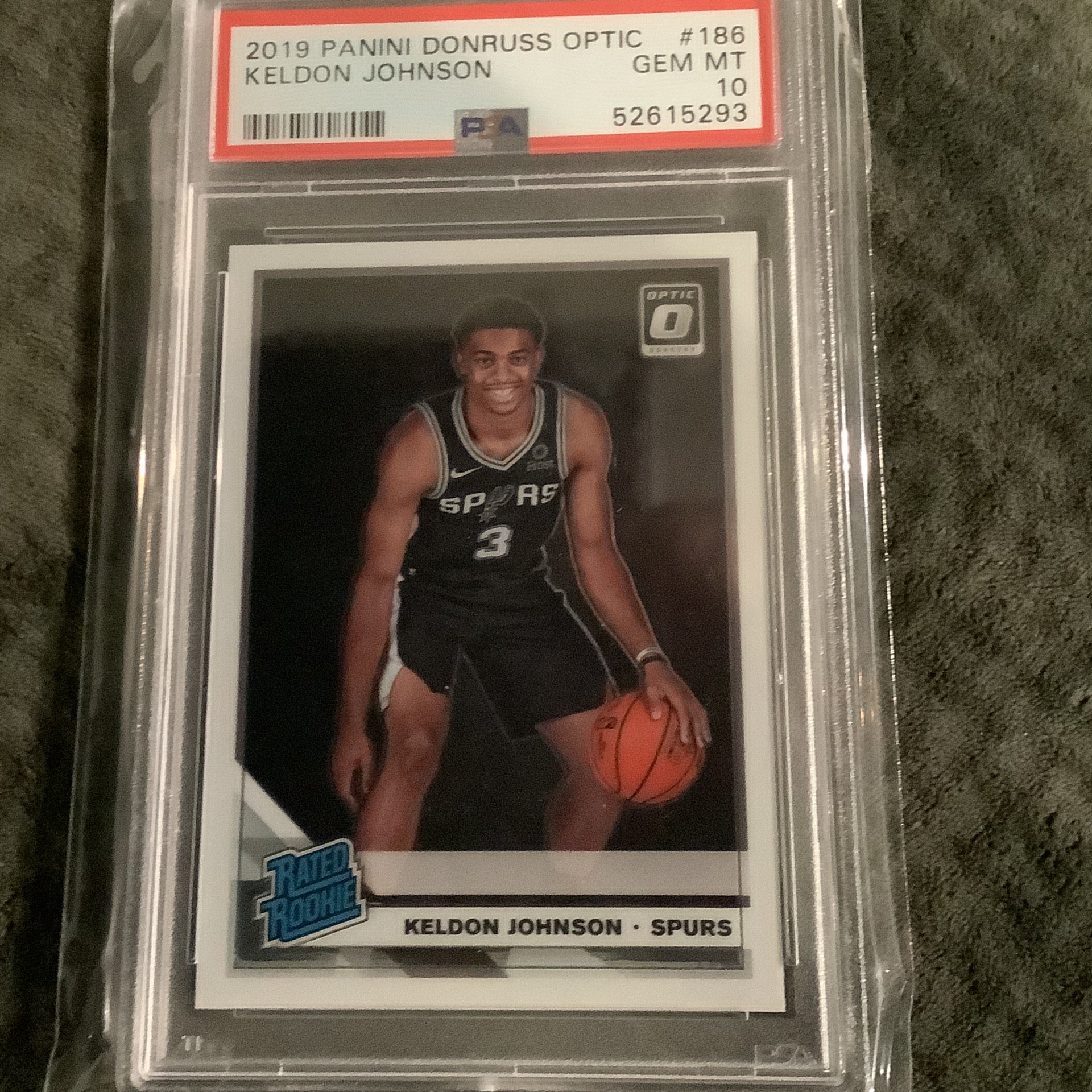 2019 PANINI DONRUSS OPTIC KELDON JOHNSON PSA 10 GEM MINT | Legacy 